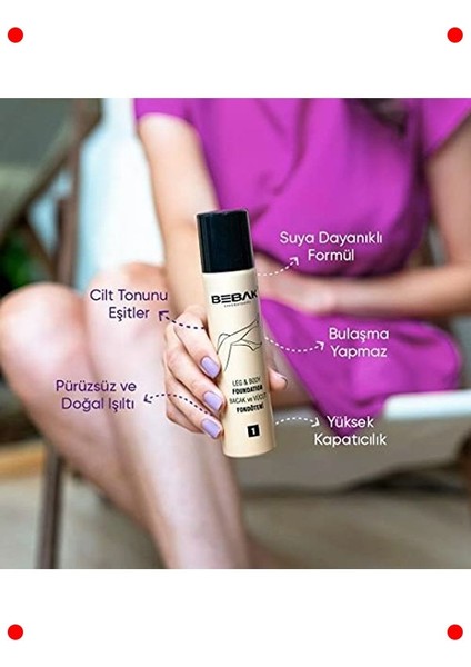 Bacaklar Için Kapatıcı Fondöten Orta Ton 75ML modelleri