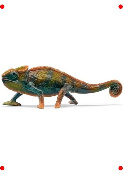 Gerçekçi Bukalemun Oyun Figürü