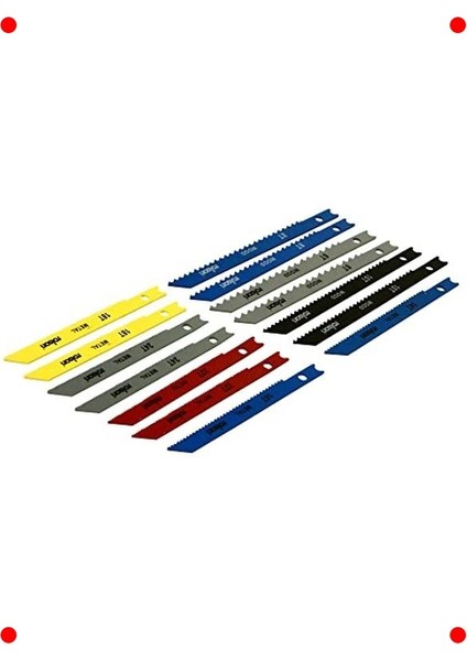 14 Parça Dekupaj Testere Bıçak Seti