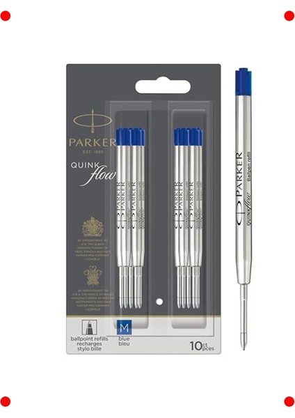 Mavi Tükenmez Kalem Yedeği - 10'lu Ekonomik Paket