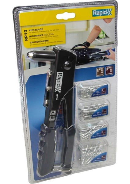 RP10 El Perçin Tabancası & 100 Parça Perçin Seti