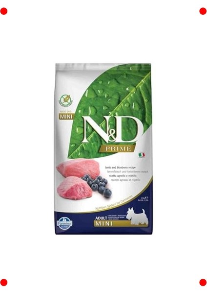 Tahılsız Kuzu & Yaban Mersinli Köpek Maması 2.5 kg