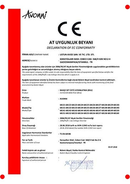 Dış Mekan Duvar Lambası - Siyah (E27, 12CM) modelleri