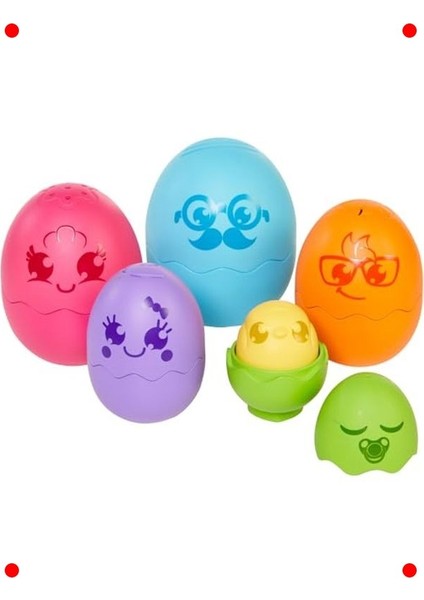 Saklambaçlı Iç Içe Yumurta Oyuncak Seti