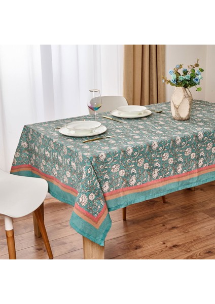 Soft Pine Masa Örtüsü - Yeşil - 140X200 cm