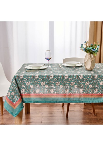 Soft Pine Masa Örtüsü - Yeşil - 140X200 cm fiyatları