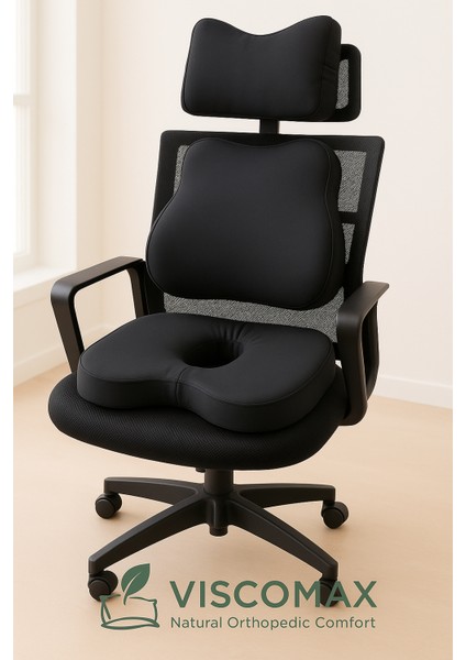 Ortopedik Yastık Seti Bel, Boyun ve Kalça Desteği Sağlayan 3'lü Set fiyatları