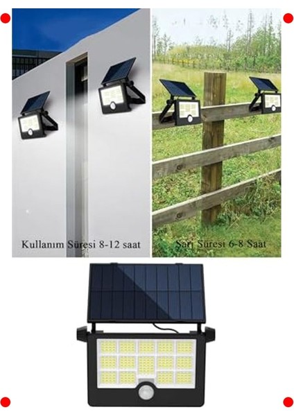 Katlanabilir Solar Bahçe & Duvar Aydınlatması modelleri