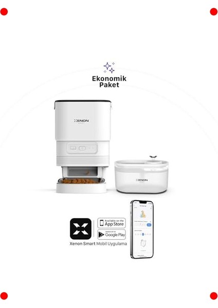 Akıllı Kedi Mama Kabı & Su Pınarı Seti, Otomatik fiyatları