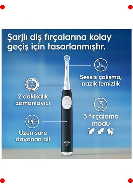 Ikili Şarjlı Diş Fırçası Seti Siyah & Yeşil fırsatları