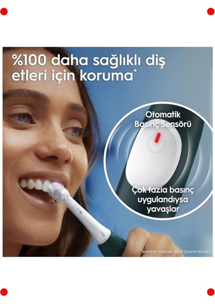 Ikili Şarjlı Diş Fırçası Seti Siyah & Yeşil indirimleri