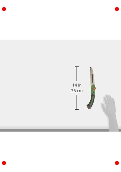 Portatif ve Güvenli Katlanır Budama Testeresi 150MM fırsatları
