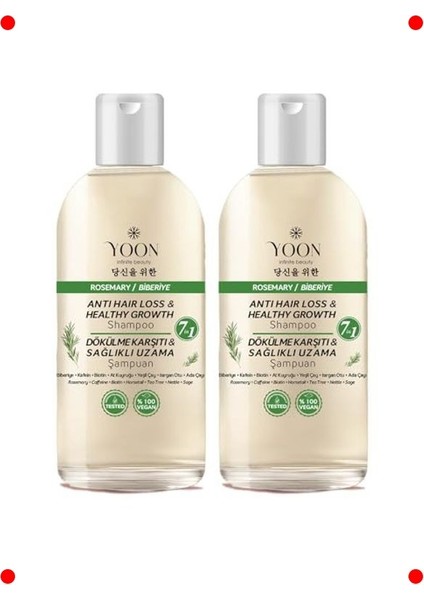 Biberiye Özlü Saç Dökülmesi Karşıtı Şampuan Seti (2X400ML)