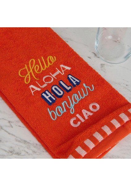 Soft Hola Mutfak Havlusu - Turuncu - 40X66 cm modelleri