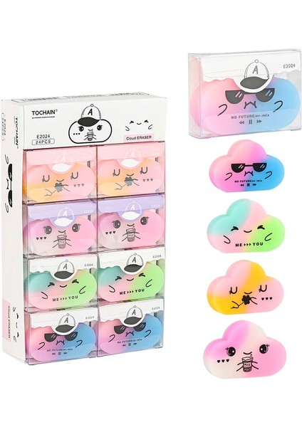 E2024 Color Cloud Silgi 24LÜ Kt