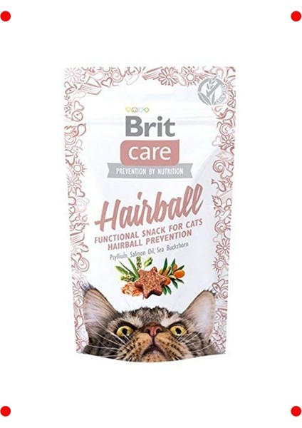 Tüy Yumağı Önleyici Fonksiyonel Tahılsız Kedi Ödülü 50G