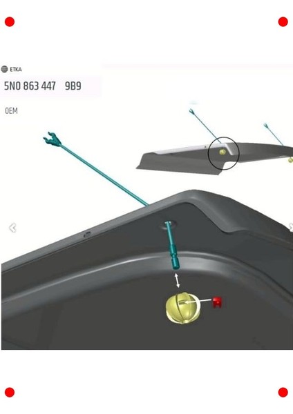 Araç Bagaj Rafı Askı Ipi - Uyumlu Model fiyatları