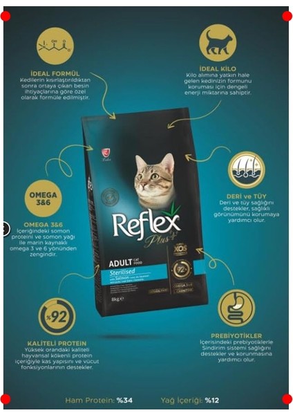 Yetişkin Somonlu Kedi Maması 8 kg fiyatları