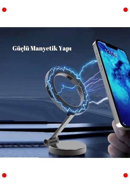 Evrensel Mıknatıslı 360° Dönebilen Araç Telefon Tutucu fırsatları