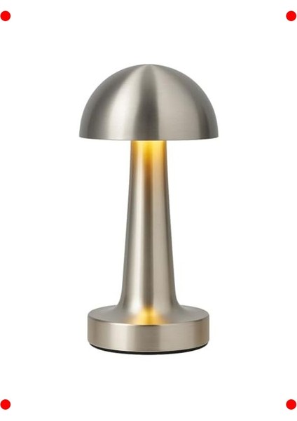 Dokunmatik Şarjlı Masa Lambası - Krom fiyatları