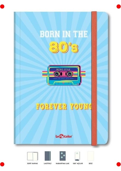 Temalı Çizgisiz Defter - 17X24 cm