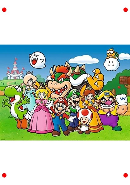 100 Parça Renkli Video Oyunu Kahramanı Yapbozu modelleri