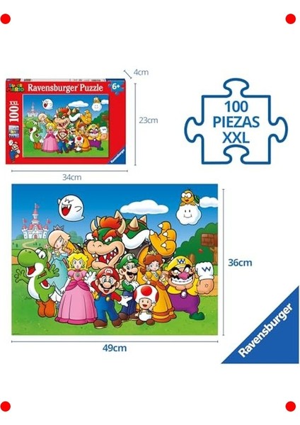 100 Parça Renkli Video Oyunu Kahramanı Yapbozu indirimleri