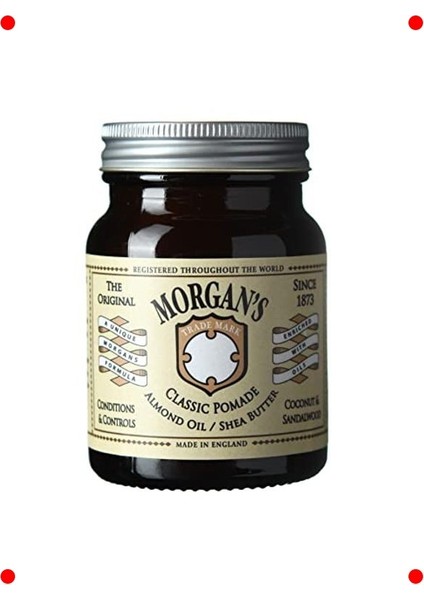 Badem Yağı & Shea Yağlı Orta Tutuş Saç Pomadı 100GR