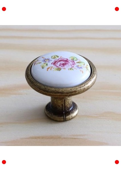 Çiçekli Porselen Düğme Kulp (Mobilya/dolap) fiyatları