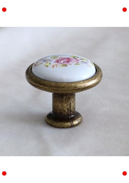 Çiçekli Porselen Düğme Kulp (Mobilya/dolap) modelleri
