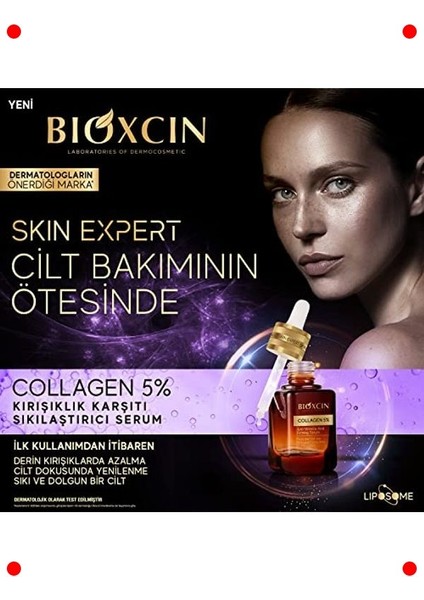 Kolajenli Kırışıklık Karşıtı Yüz Serumu - 30 ml indirimleri