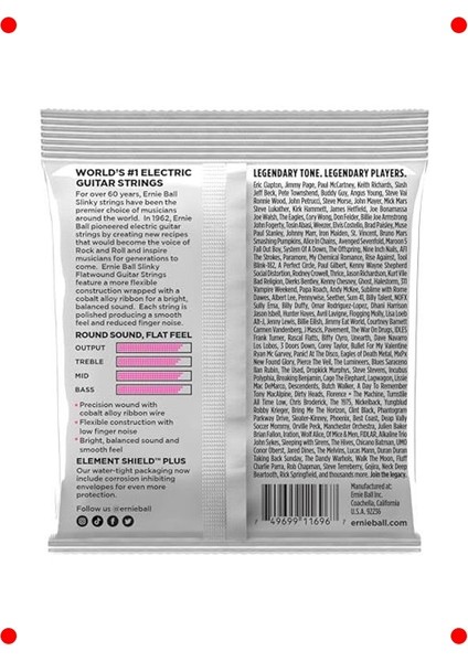 Elektro Gitar Teli Seti, 9-42 Ayar, Yassı Sarım fiyatları