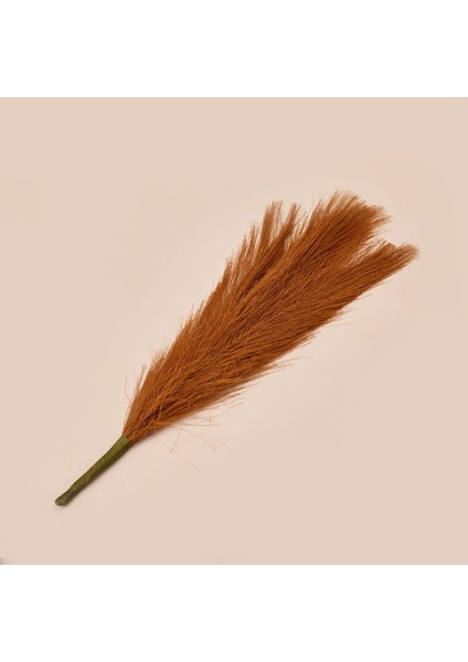 Dekoratif Tüy - Kiremit - 44 cm