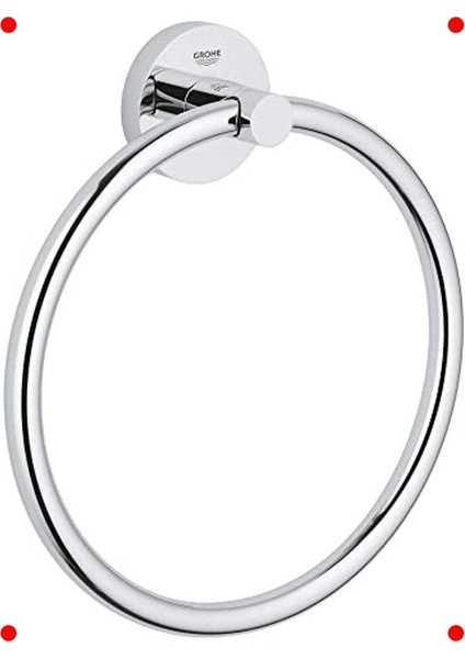 Yuvarlak Halka Banyo Havluluğu (Krom & Şık)