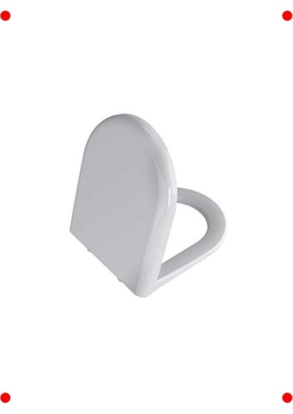 Yavaş Kapanır Duroplast Klozet Kapağı - Beyaz