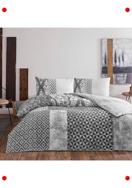Gri Flanel Çift Kişilik Nevresim Takımı fiyatları
