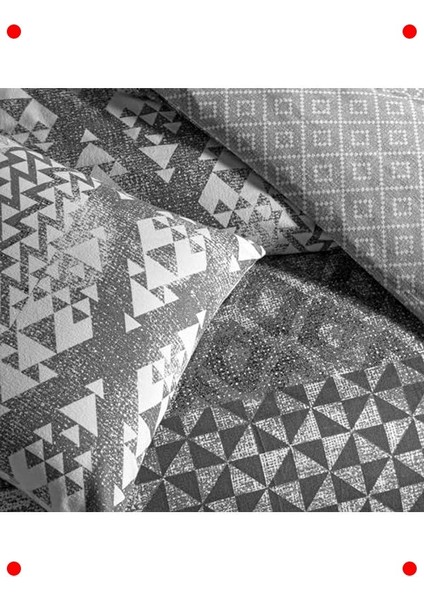 Gri Flanel Çift Kişilik Nevresim Takımı modelleri