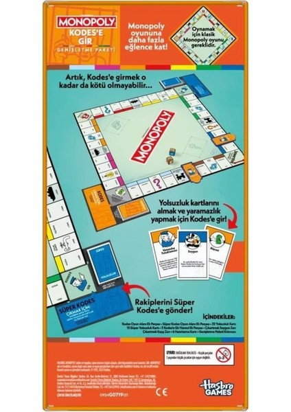 G0719 Monopoly Kodese Gir - Genişletme Paketi modelleri