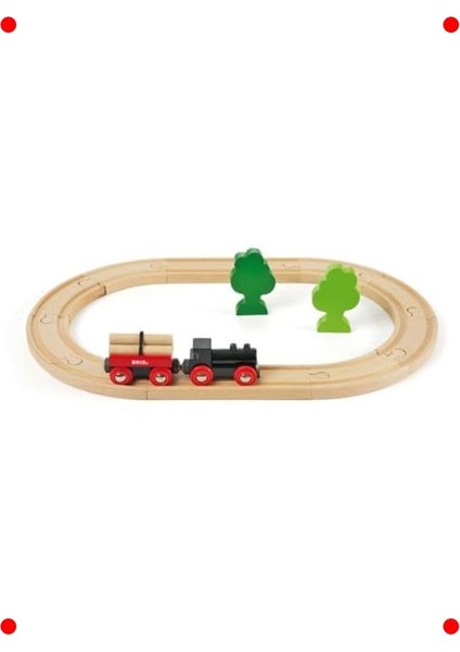Ahşap Orman Temalı Tren Seti