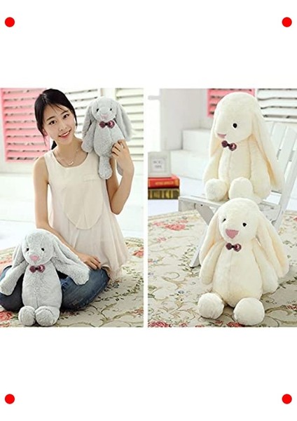 Uzun Kulaklı Peluş Tavşan, 65 Cm, Beyaz modelleri