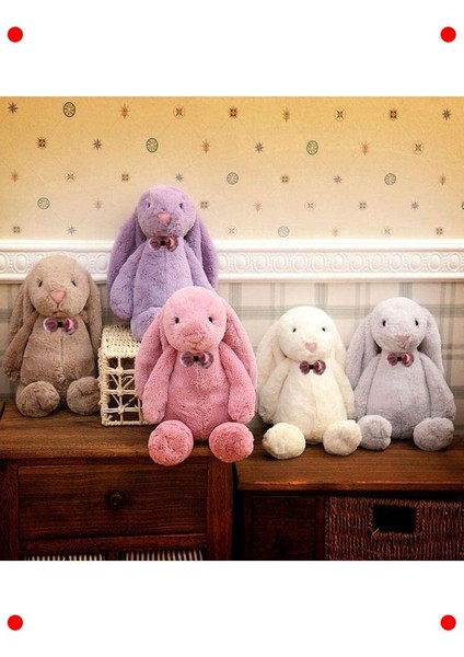 Uzun Kulaklı Peluş Tavşan, 65 Cm, Beyaz fırsatları