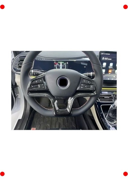 Karbon Desenli Direksiyon Trim Kapağı fiyatları