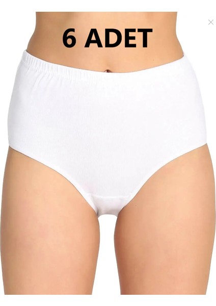 Kadın Bato - Külot - 6 Adet - Beyaz
