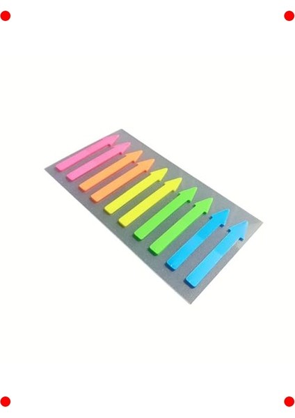 Şeffaf Renkli Yapışkanlı Işaretleme Şeritleri