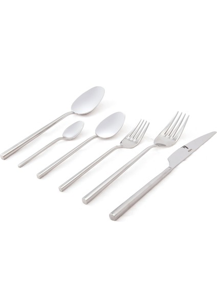 Gloria Sade 36 Parça Çatal Kaşık Bıçak Seti - Gri modelleri