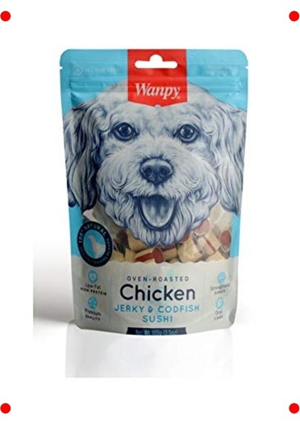 Tavuk ve Morina Balıklı Köpek Ödülü 100 gr