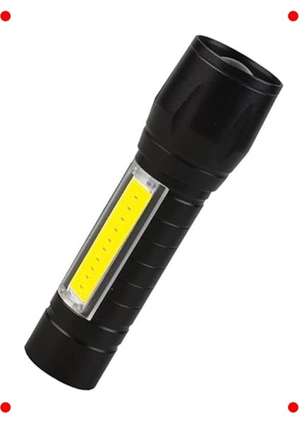 Flaşörlü Çok Fonksiyonlu El Feneri