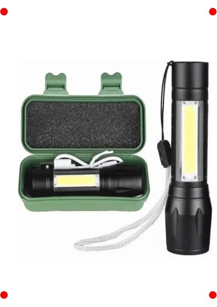 Flaşörlü Çok Fonksiyonlu El Feneri indirimleri