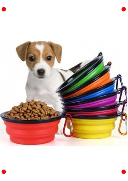 Katlanabilir Evcil Hayvan Mama & Su Kabı