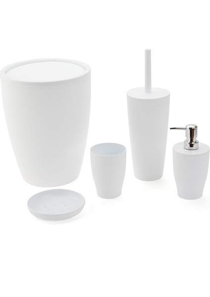 Pure 5'li Banyo Seti - Beyaz